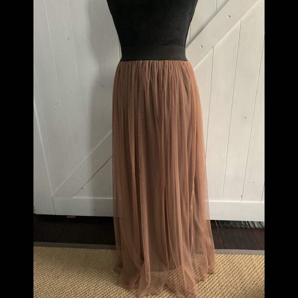 Floor length for most tulle skirt.